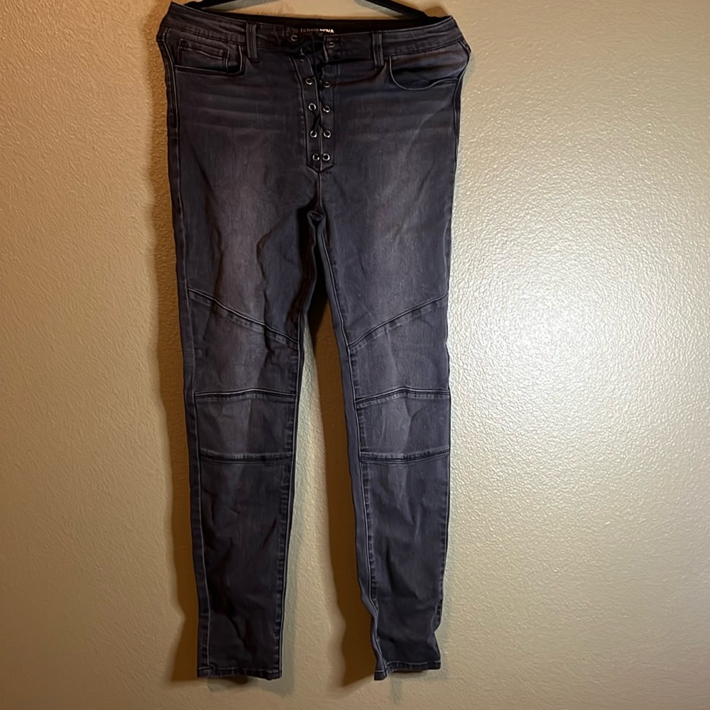 Fashion Nova gray jeans